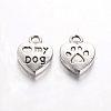 Tibetan Style Charms Pendants X-TIBEP-A123278-AS-FF-1
