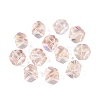 Electroplate Transparent Glass Beads EGLA-Q140-01-A05-1