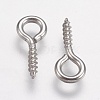 Tarnish Resistant 304 Stainless Steel Screw Eye Pin Peg Bails LS-STAS-I097-077B-2