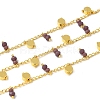Brass Flat Round Link Chains CHC-H114-07G-09-1