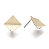 Smooth Surface Iron Stud Earring Findings IFIN-N005-11-3