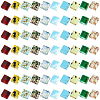 180Pcs 10 Styles Electroplate Glass Seed Beads SEED-PA0001-33-7