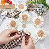 Plastic & Zinc Alloy Napkin Rings AJEW-WH0041-22P-3