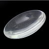Transparent Glass Cabochons GGLA-R026-50mm-3