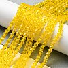Transparent Glass Beads Strands EGLA-A039-T4mm-D22-4