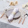 22Pcs 4 Style Paper Napkin Buckle AJEW-AR0001-19-2