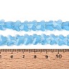 Opaque Glass Beads Strands GLAA-N073-01F-4
