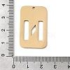 304 Stainless Steel Pendants STAS-D200-01N-G-3