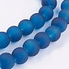Baking Paint Transparent Glass Bead Strands X-GLAA-S031-8mm-31-3