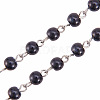 Handmade Glass Pearl Beads Chains AJEW-ph00493-06-4