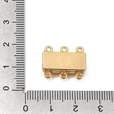2-Strands Brass Magnetic Clasps KK-CBA9C94-01B-G-1