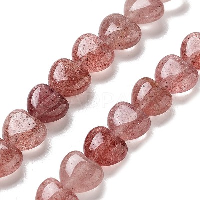 Natural Strawberry Quartz Beads Strands G-R190-10mm-34-1