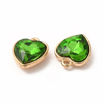 Faceted Glass Rhinestone Pendants GLAA-I051-B09-1
