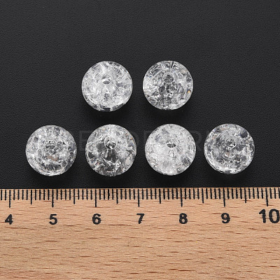 Transparent Crackle Acrylic Beads MACR-S373-66A-N12-1