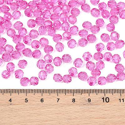 Transparent Acrylic Beads TACR-Q257-6mm-V08-1