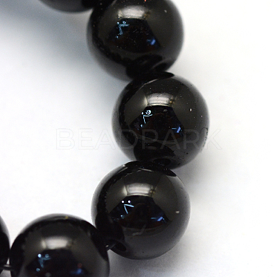 Baking Paint Pearlized Glass Pearl Round Bead Strands X-HY-Q330-8mm-80-1