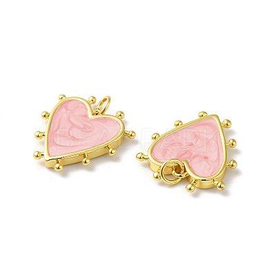 Rack Plating Brass Enamel Pendants KK-D074-03G-01-1