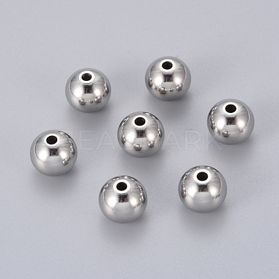 Tarnish Resistant 201 Stainless Steel Beads STAS-E021-10mm-1