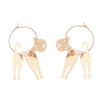 Alloy Hoop Earrings WG92327-01-1