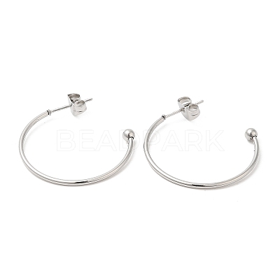 Non-Tarnish 304 Stainless Steel Stud Earring EJEW-H134-02B-P-1