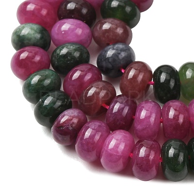 Natural White Jade Beads Strands G-E507-01-M-1