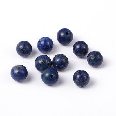 Natural Lapis Lazuli Round Beads X-G-M169-8mm-05-1