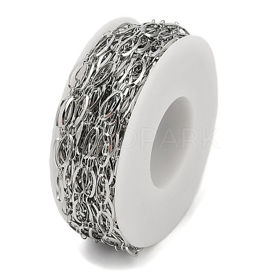 Non-Tarnish 304 Stainless Steel Link Chains CHS-A013-09P-1