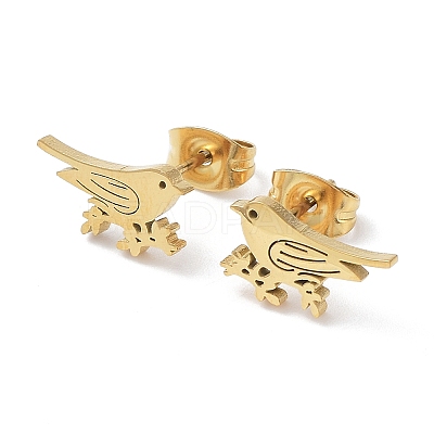 304 Stainless Steel Stud Earring EJEW-H136-02G-1