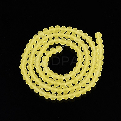 Transparent Glass Beads Strands EGLA-A044-T4mm-MD29-1