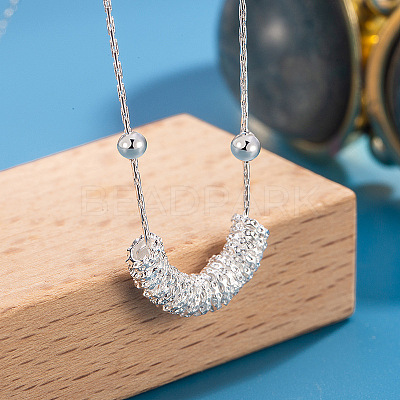 Brass Multiple Ring Pendant Necklaces for Women WG22367-01-1