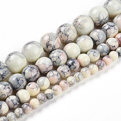 Baking Paint Glass Beads X1-DGLA-N003-4mm-C05-1
