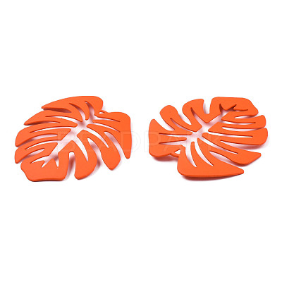 Spray Painted Iron Pendants IFIN-N008-025-B02-1