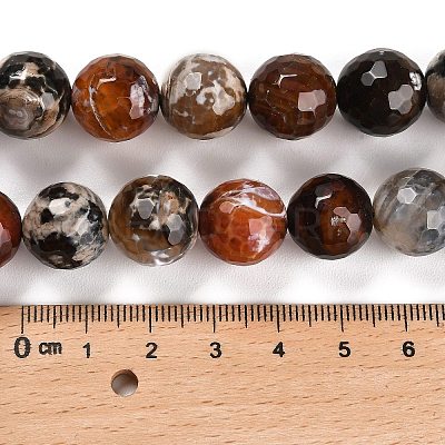 Natural Fire Crackle Agate Beads Strands G-L595-A02-01F-1