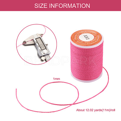 18 Rolls 18 Colors Waxed Polyester Cord YC-YS0001-02-1