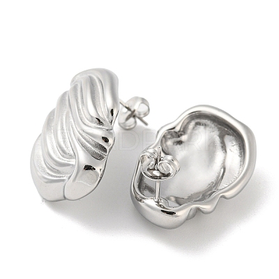 Non-Tarnish 304 Stainless Steel Stud Earrings LS-EJEW-G367-06P-1