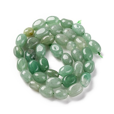Natural Green Aventurine Beads Strands G-G146-A33-01-1