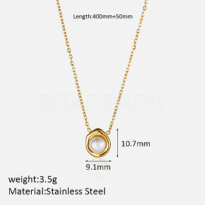 304 Stainless Steel Pendant Necklaces for Women FS-WG3C5F5-10-1