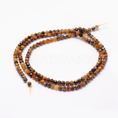 Natural Tiger Eye Beads Strands LS-G-F460-61-1