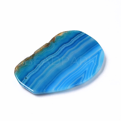 Natural Agate Big Pendants G-H285-01-1