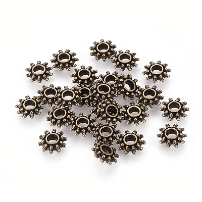 Tibetan Style Spacer Beads LS-MLFH10384Y-NF-1