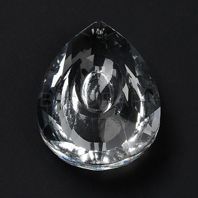 Transparent Glass Pendants GLAA-R223-03F-1
