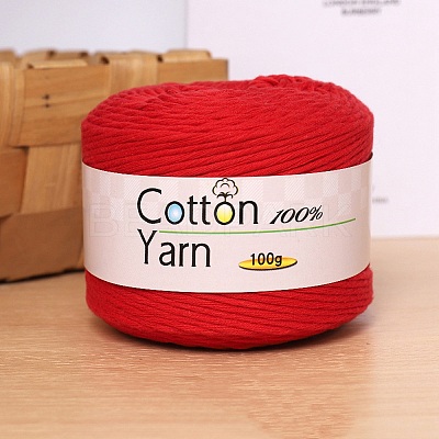Medium Worsted Cotton Yarn PW-WG62944-19-1