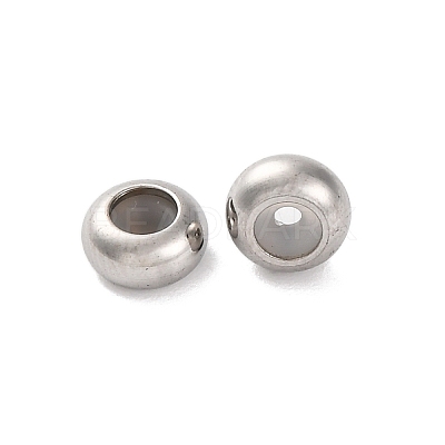 202 Stainless Steel Beads STAS-P238-10P-C-1