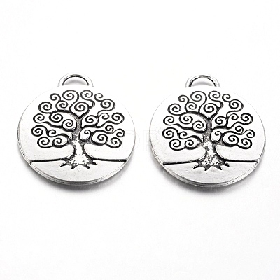Tibetan Style Alloy Enamel Pendants Setting X-TIBEP-3395-AS-NR-1