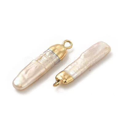 Baroque Natural Keshi Pearl Pendants PEAR-P004-69KCG-1