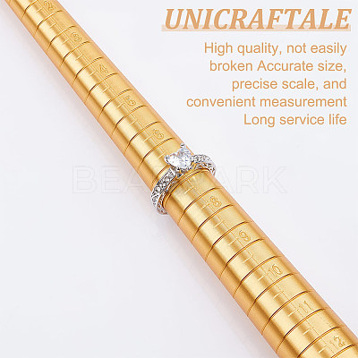 Brass Ring US Sizer Mandrel Rods TOOL-WH0159-31-1