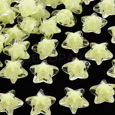 Transparent Acrylic Beads TACR-S152-11A-07-1