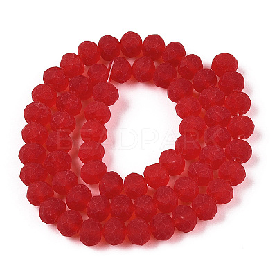 Transparent Glass Beads Strands EGLA-A044-T8mm-MD01-1