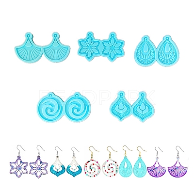 Mixed Shapes DIY Pendant Silicone Molds LS-DIY-TAC0012-26-1