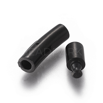 304 Stainless Steel Bayonet Clasps STAS-I013-4mm-B-1-1